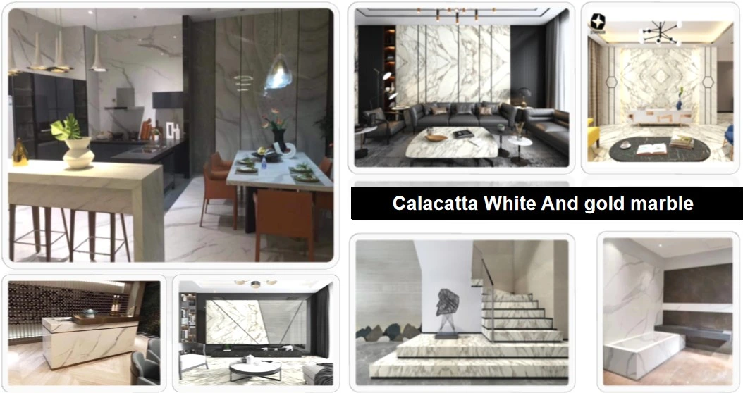 Carrara White Marble Slab for Floor Interior and Exterior Wall